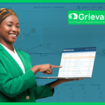 Woman using Grievance.app platform for efficient Grievance Management, showcasing a transparent and secure digital solution.