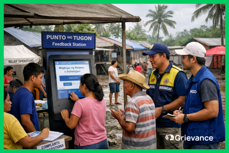 Use Case: Community Feedback Mechanisms in Disaster Recovery Projects in the Philippines
