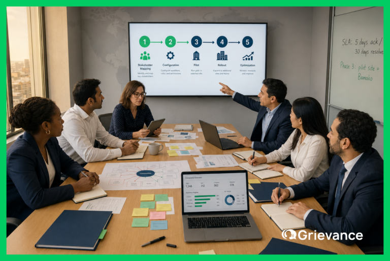 How to Deploy a Grievance Tracking System Across a Large Organization: A 5-Phase Roadmap